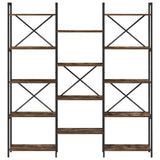 Wooden Bookcase 156cm Wide - Vantage Home