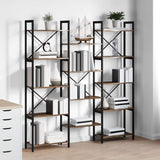 Wooden Bookcase 156cm Wide - Vantage Home