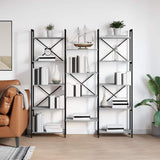 Wooden Bookcase 156cm Wide - Vantage Home
