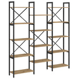 Wooden Bookcase 156cm Wide - Vantage Home