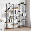 Wooden Bookcase 156cm Wide - Vantage Home