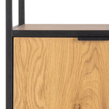 Wooden Bookcase With 2 Doors 3 Drawers And 2 Shelves - Swindon