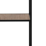 Wooden Bookcase With 2 Drawers And 3 Shelves - Seaford