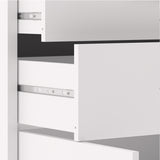 Wooden Bookcase With 2 Open Shelves 2 Doors And 2 Drawers - Prima