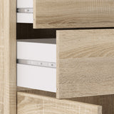 Wooden Bookcase With 2 Open Shelves 2 Doors And 2 Drawers - Prima