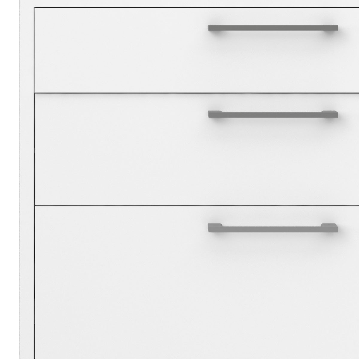 Wooden Bookcase With 2 Open Shelves 2 Drawers And 2 File Drawers - Prima