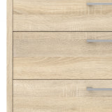 Wooden Bookcase With 2 Open Shelves 2 Drawers And 2 File Drawers - Prima