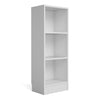 Wooden Bookcase With 2 Shelves Low And Narrow - Basic