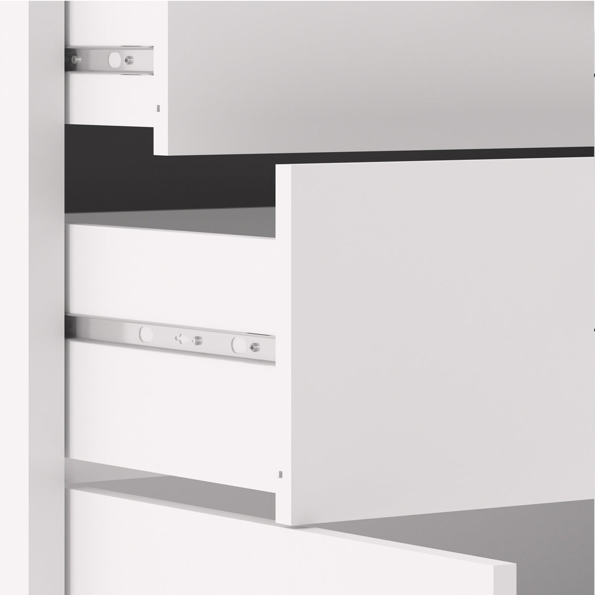 Wooden Bookcase With 3 Open Shelves 2 Doors And 2 Drawers - Prima