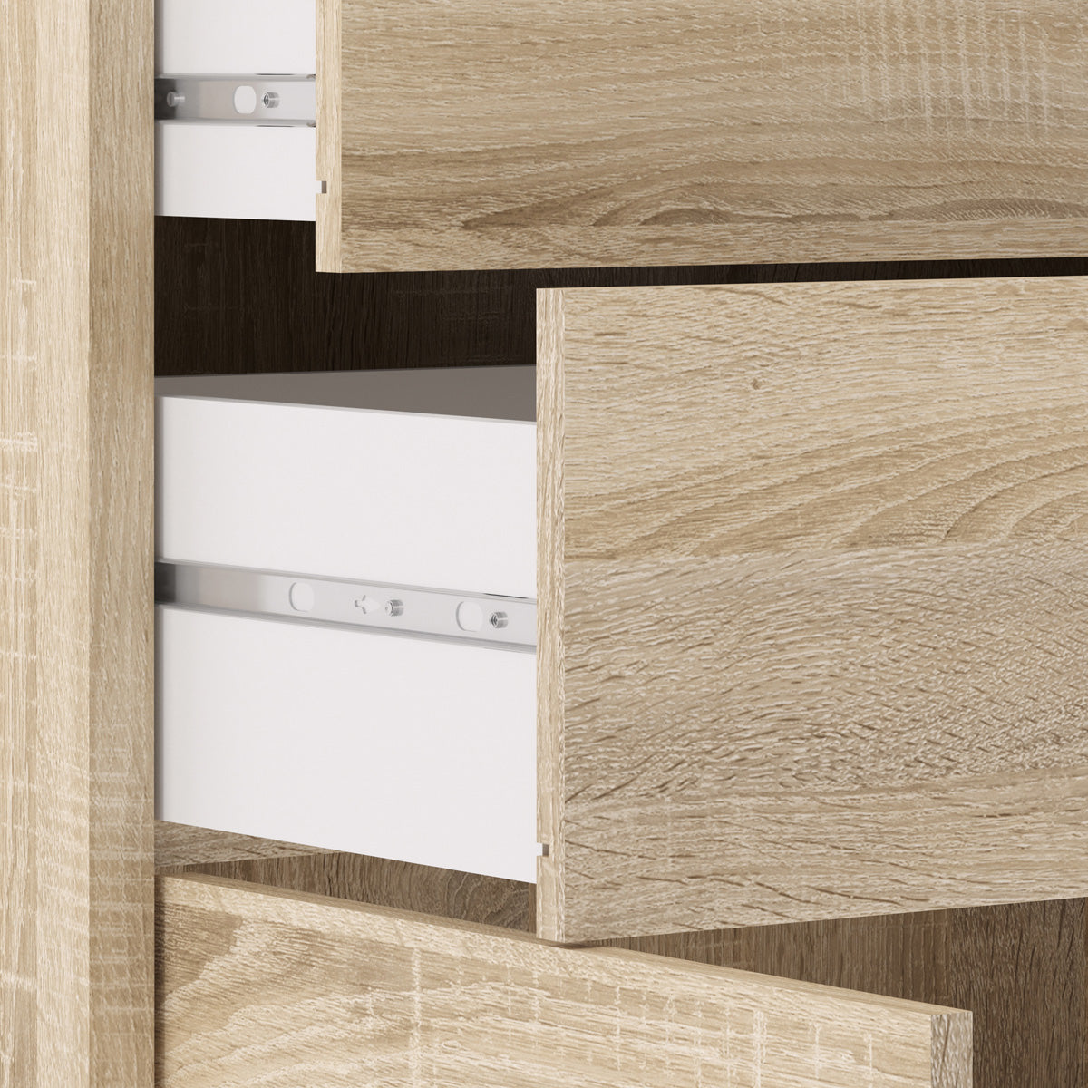 Wooden Bookcase With 3 Open Shelves 2 Doors And 2 Drawers - Prima