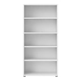 Wooden Bookcase With 4 Open Shelves - Prima