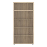 Wooden Bookcase With 4 Open Shelves - Prima