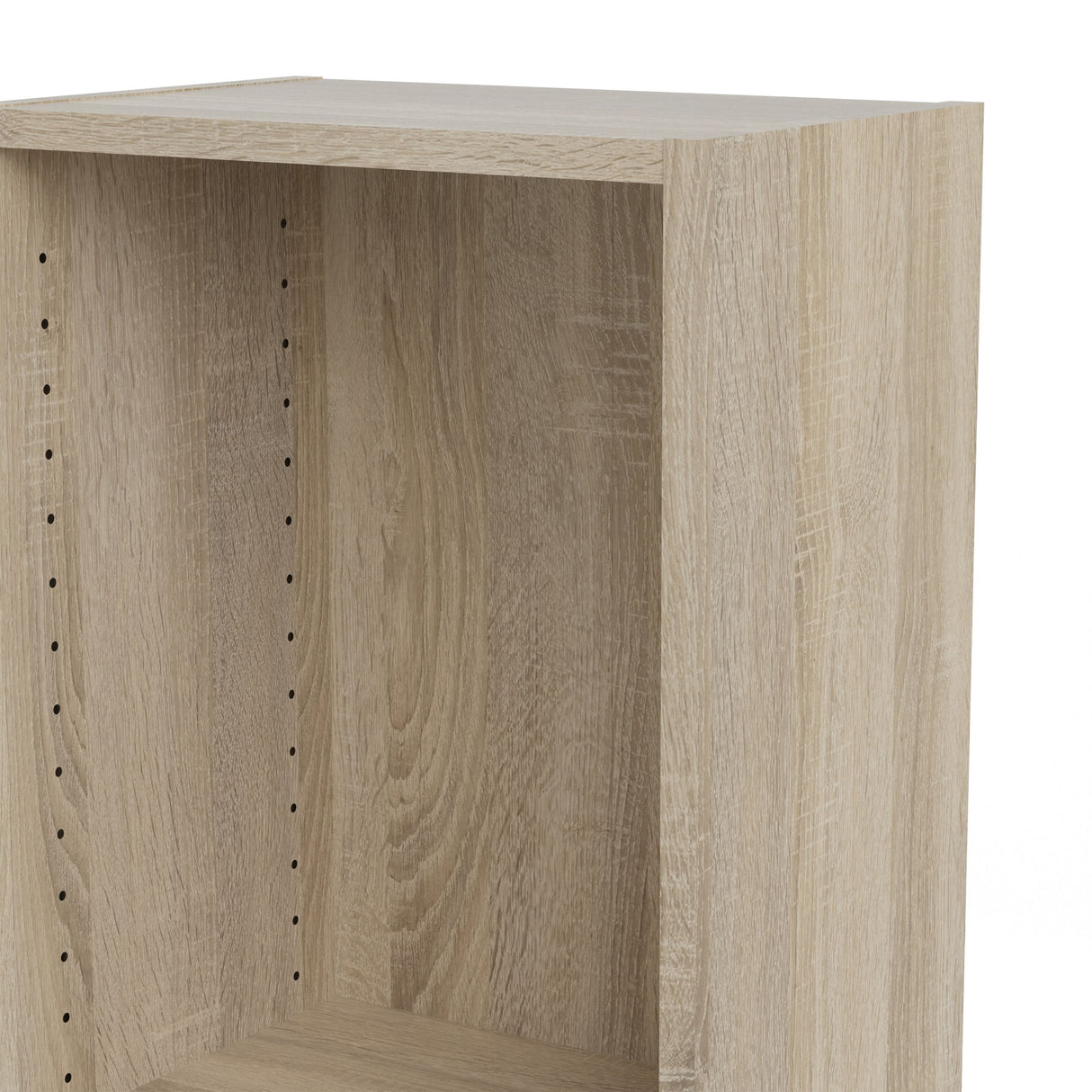 Wooden Bookcase With 4 Shelves Tall And Narrow - Basic