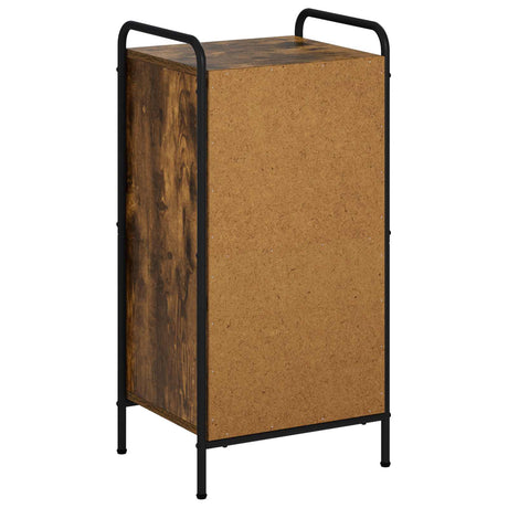 Wooden Bookcase 40cm Wide With 2 Shelves And Steel Frame - Vantage Home