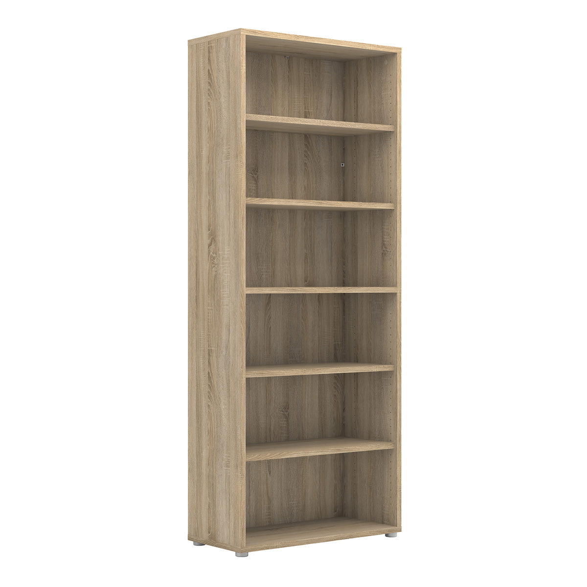 Wooden Bookcase With 5 Open Shelves - Prima