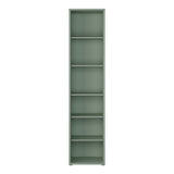 Wooden Bookcase With 5 Shelves Tall And Narrow - Alice Springs
