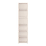Wooden Bookcase With 5 Shelves Tall And Narrow - Alice Springs