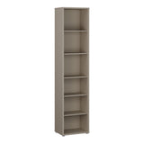 Wooden Bookcase With 5 Shelves Tall And Narrow - Alice Springs