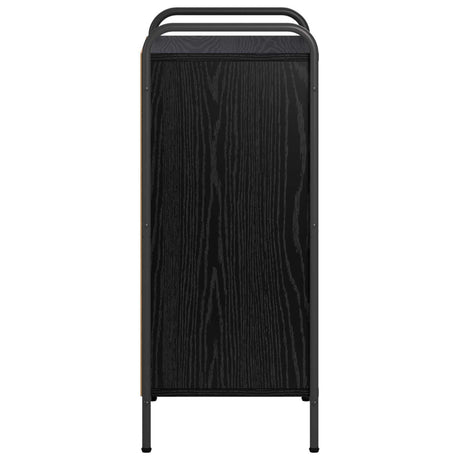 Wooden Bookcase 55.5cm Wide With 1 Shelf And Steel Frame - Vantage Home
