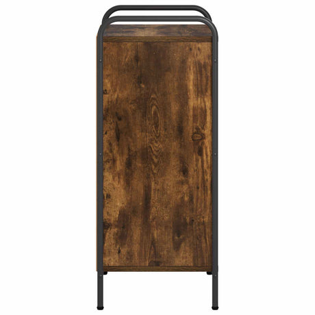 Wooden Bookcase 55.5cm Wide With 1 Shelf And Steel Frame - Vantage Home
