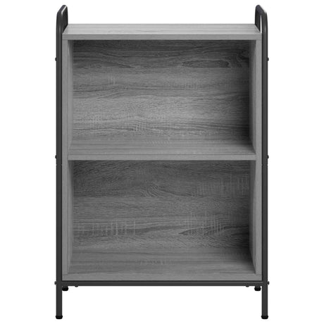 Wooden Bookcase 55.5cm Wide With 1 Shelf And Steel Frame - Vantage Home