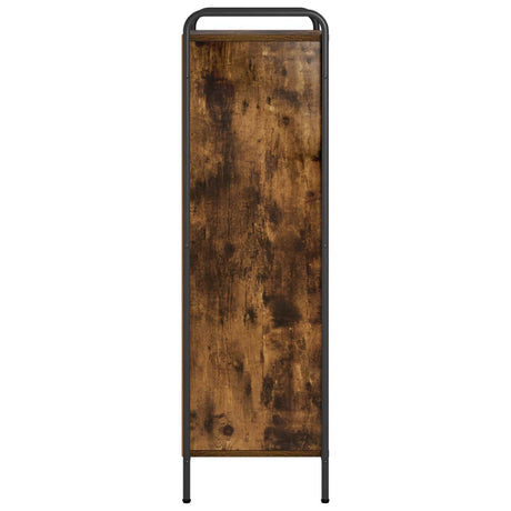 Wooden Bookcase 55.5cm Wide With 2 Shelves And Steel Frame - Vantage Home