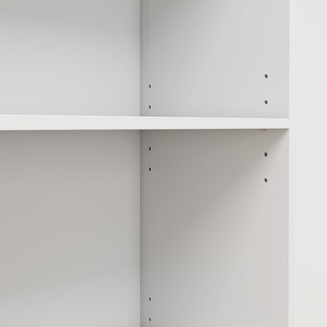 Wooden Bookcase 57cm Wide With 3 Drawers - Velmora