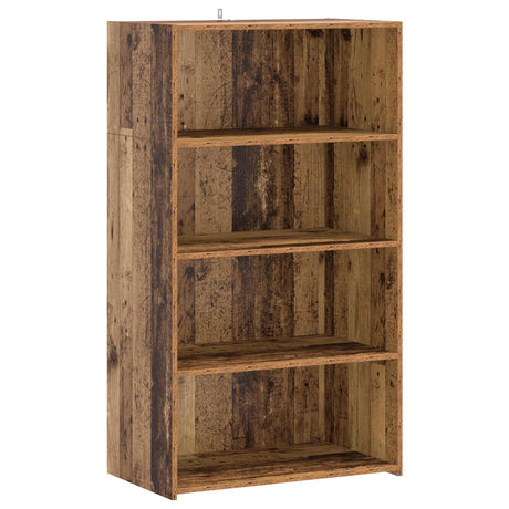 Wooden Bookcase 70cm Wide With 3 Shelves - Vantage Home