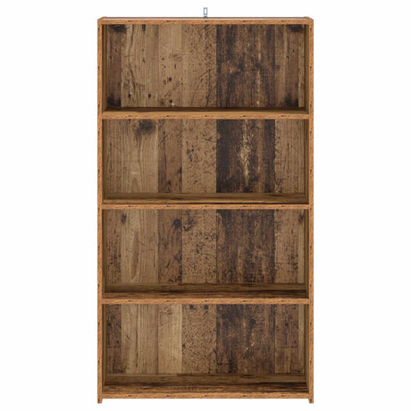 Wooden Bookcase 70cm Wide With 3 Shelves - Vantage Home