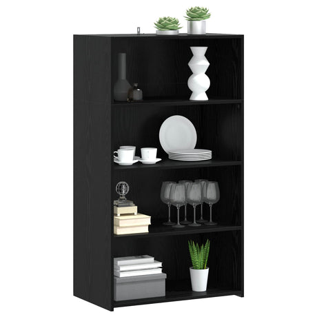 Wooden Bookcase 70cm Wide With 3 Shelves - Vantage Home