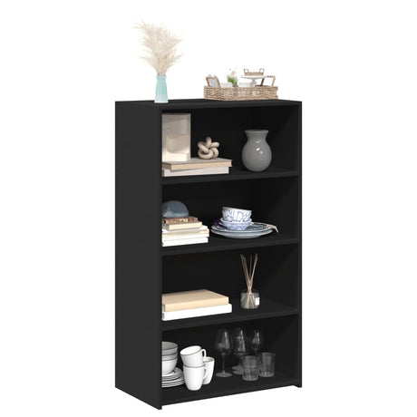 Wooden Bookcase 70cm Wide With 3 Shelves - Vantage Home