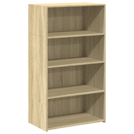 Wooden Bookcase 70cm Wide With 3 Shelves - Vantage Home