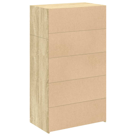 Wooden Bookcase 70cm Wide With 3 Shelves - Vantage Home