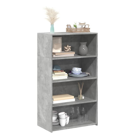 Wooden Bookcase 70cm Wide With 3 Shelves - Vantage Home