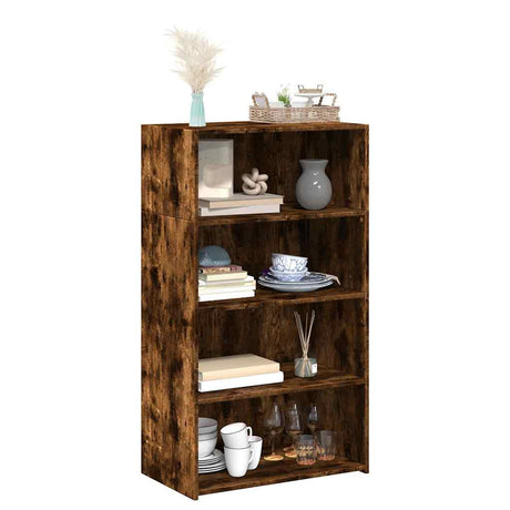 Wooden Bookcase 70cm Wide With 3 Shelves - Vantage Home
