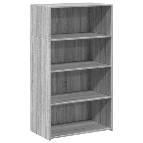 Wooden Bookcase 70cm Wide With 3 Shelves - Vantage Home