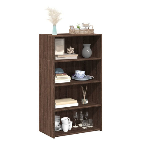 Wooden Bookcase 70cm Wide With 3 Shelves - Vantage Home