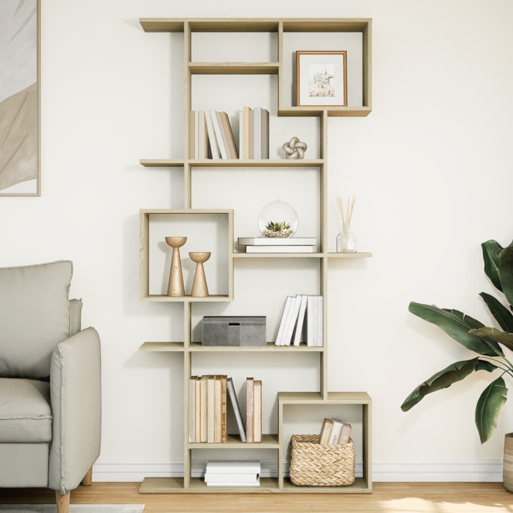 Wooden Bookcase 92cm Wide - Vantage Home