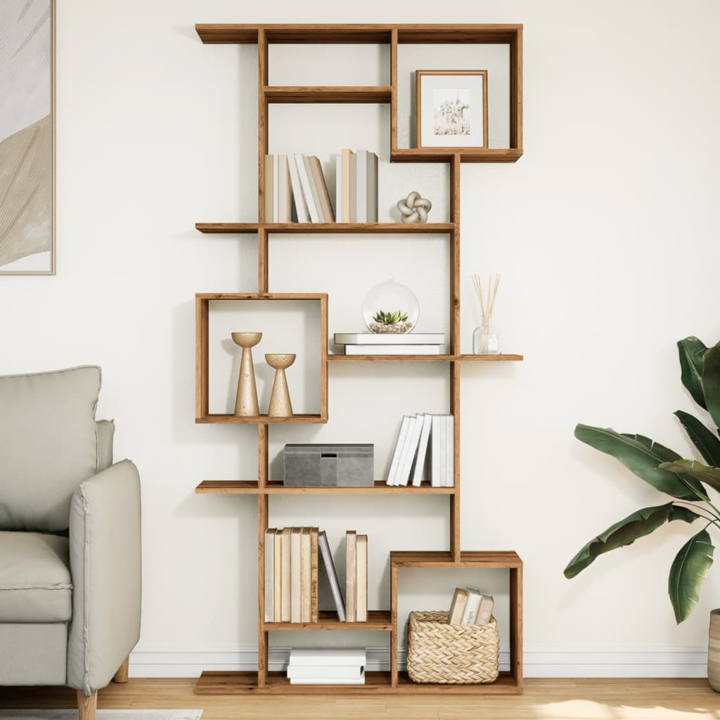Wooden Bookcase 92cm Wide - Vantage Home