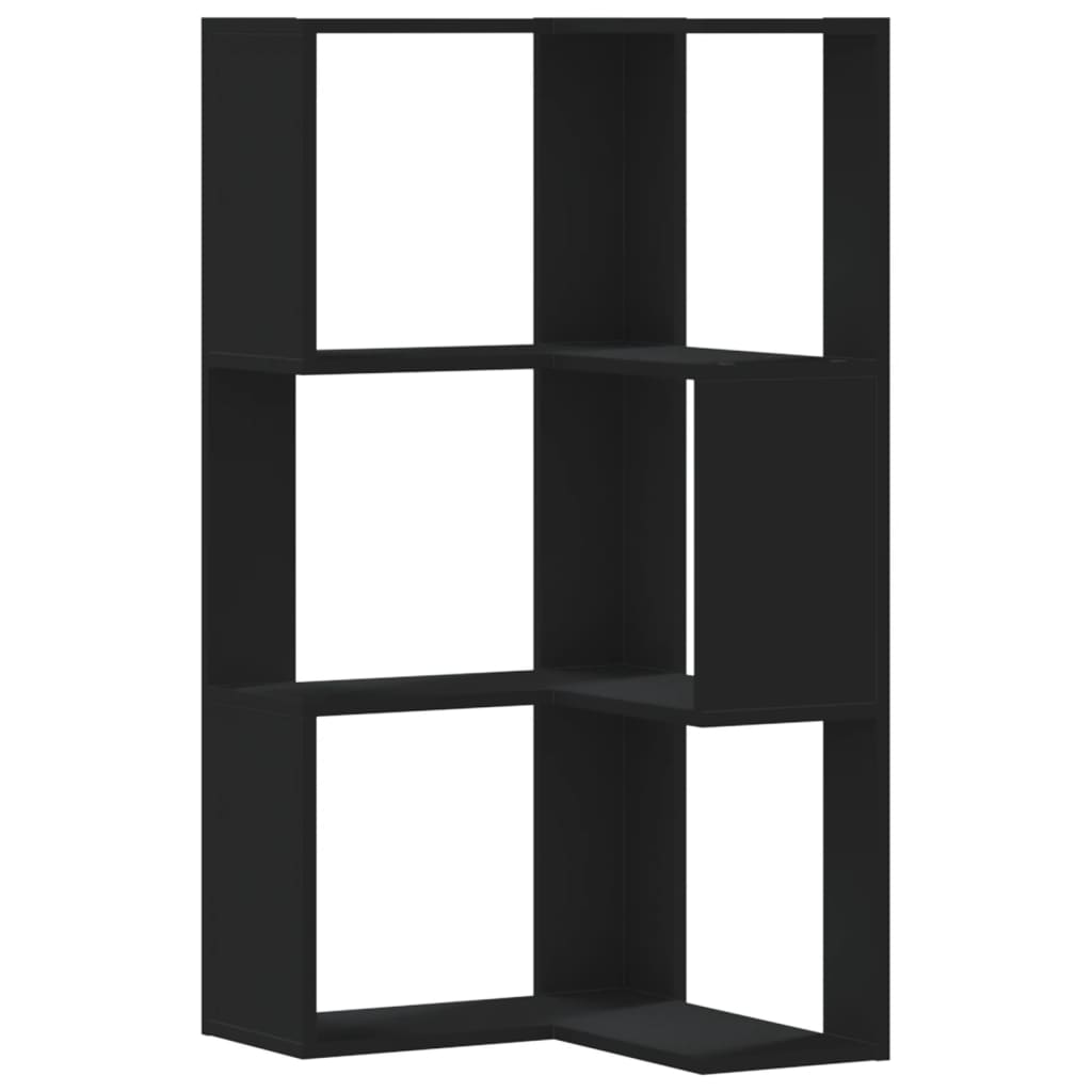 Wooden Bookcase Corner - Vantage Home