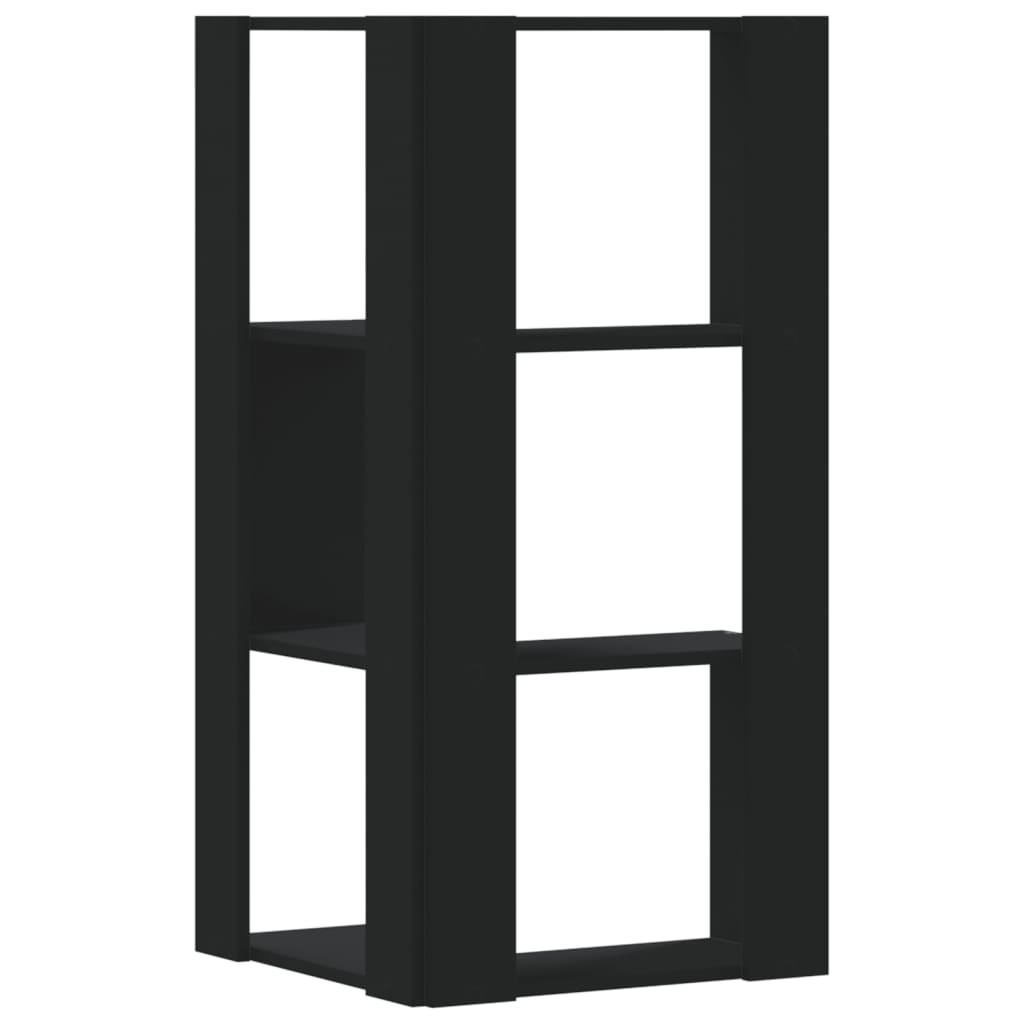 Wooden Bookcase Corner - Vantage Home