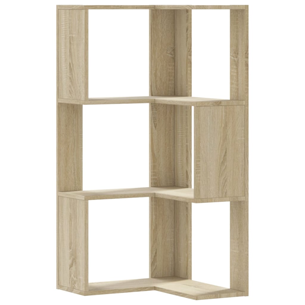 Wooden Bookcase Corner - Vantage Home