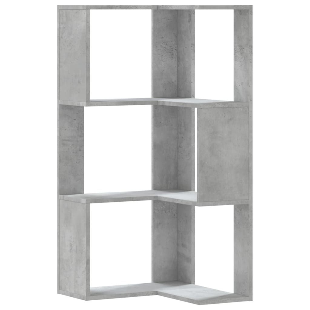 Wooden Bookcase Corner - Vantage Home