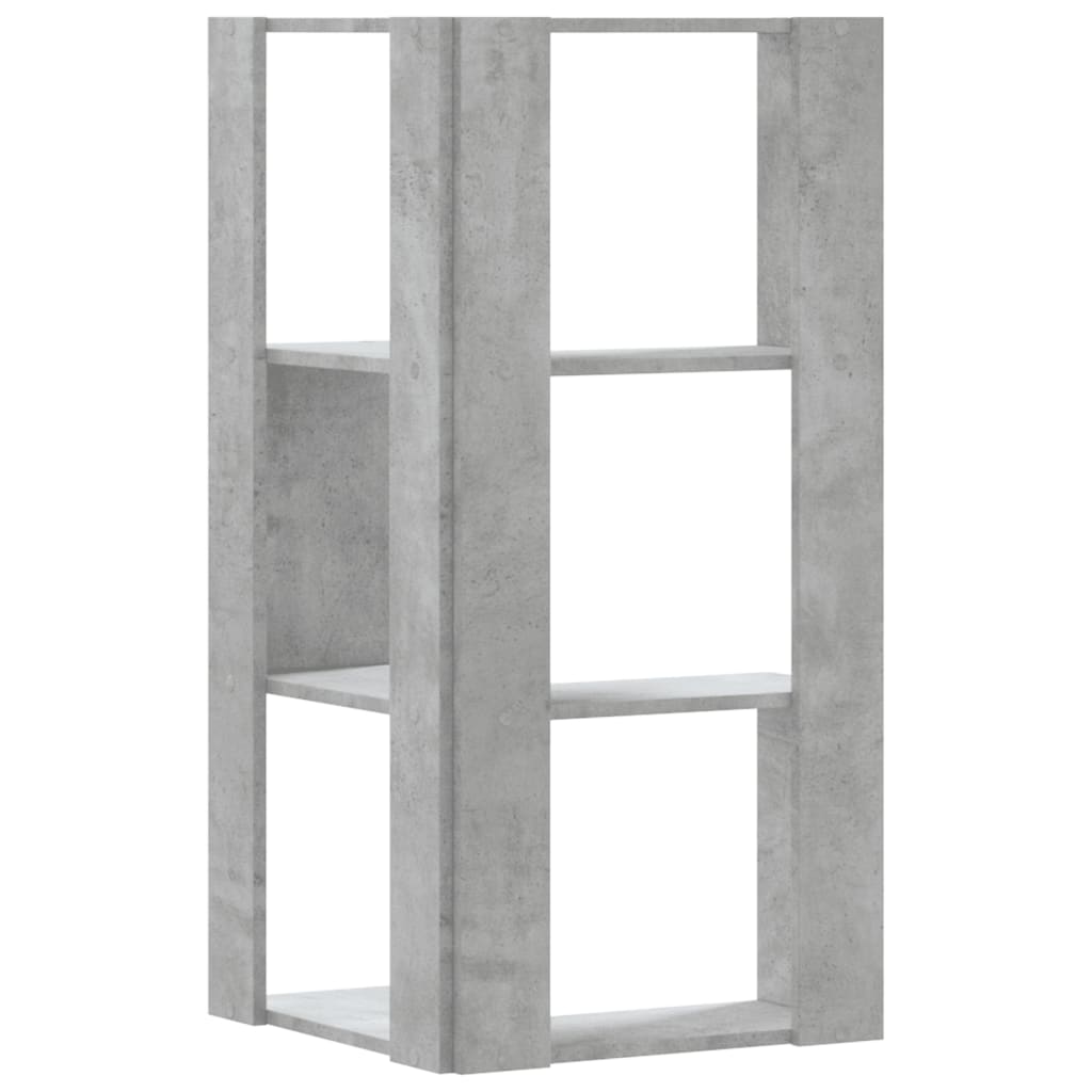 Wooden Bookcase Corner - Vantage Home
