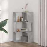Wooden Bookcase Corner - Vantage Home