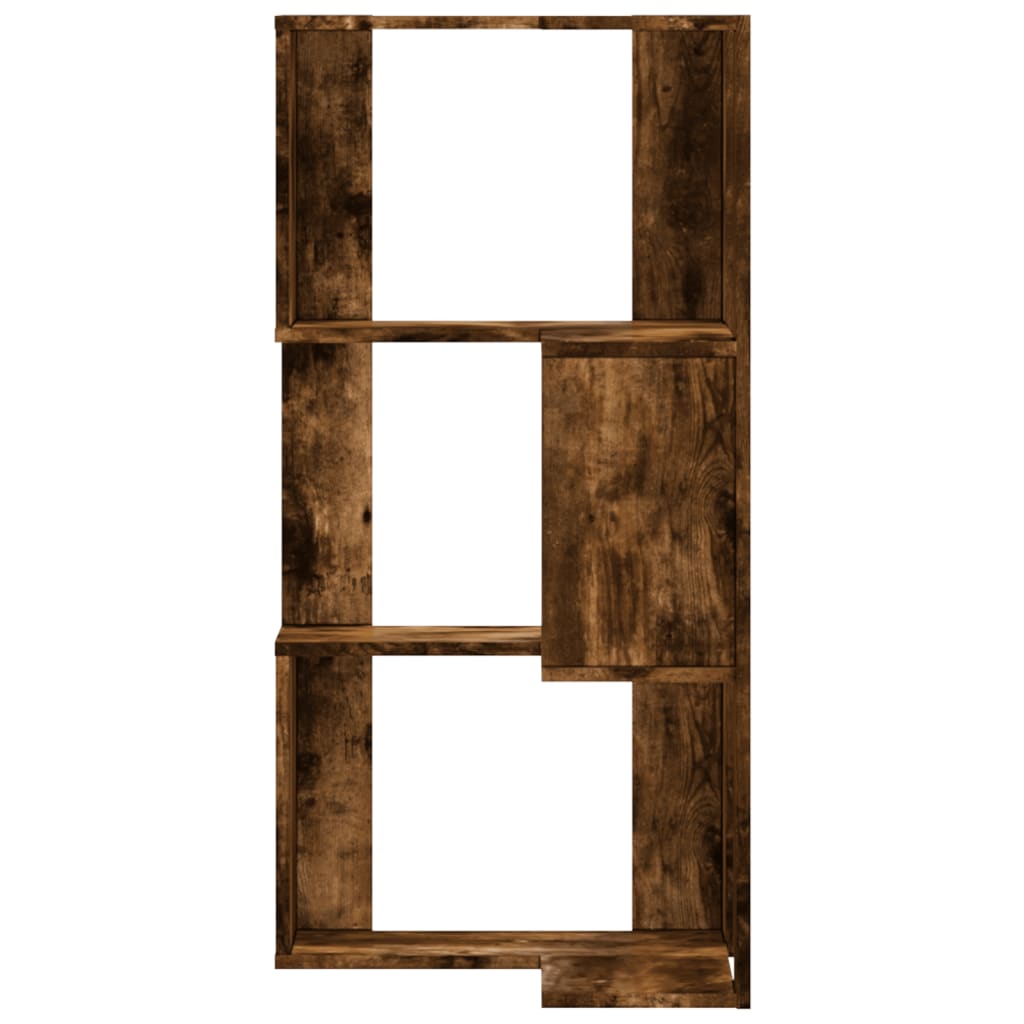 Wooden Bookcase Corner - Vantage Home