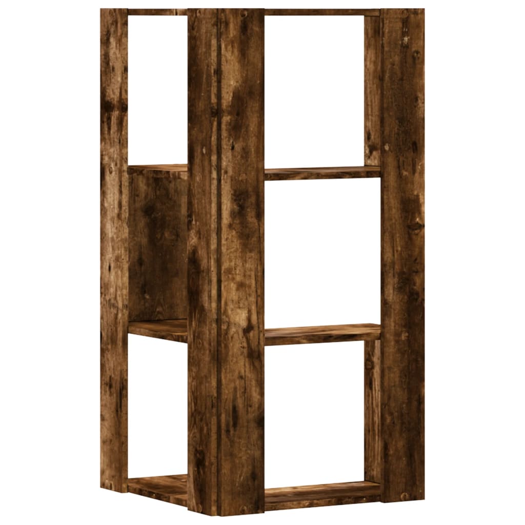 Wooden Bookcase Corner - Vantage Home