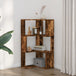 Wooden Bookcase Corner - Vantage Home