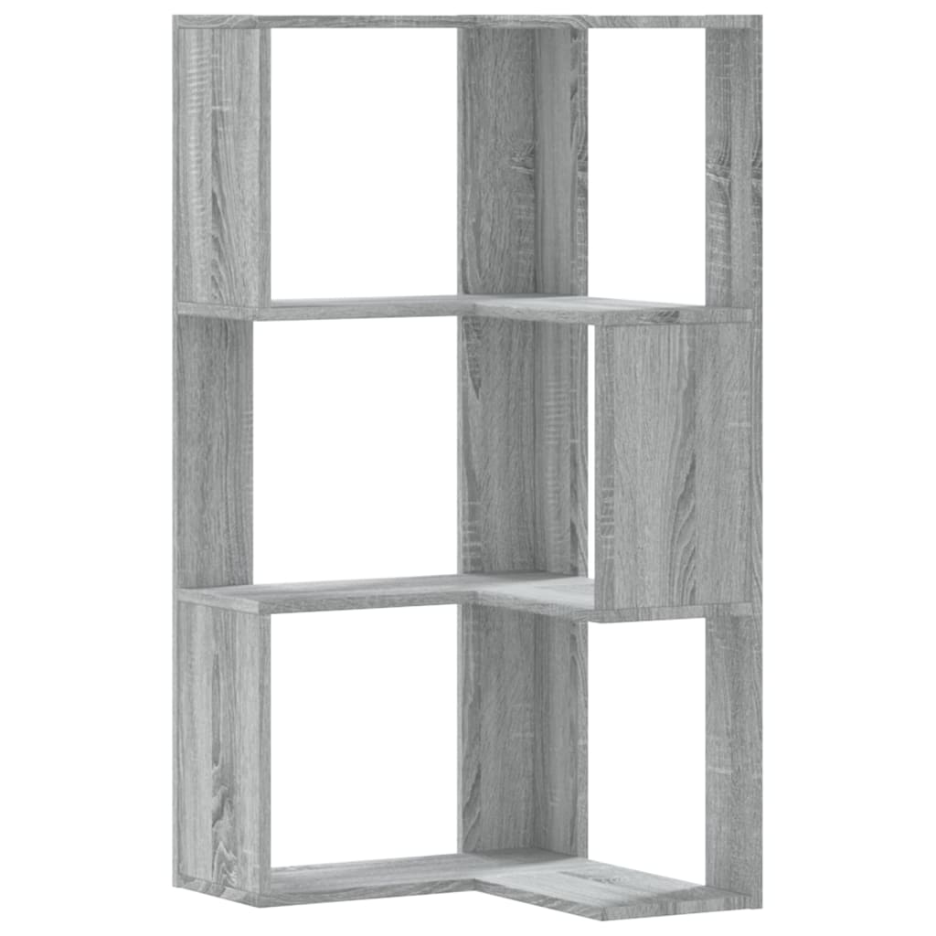 Wooden Bookcase Corner - Vantage Home