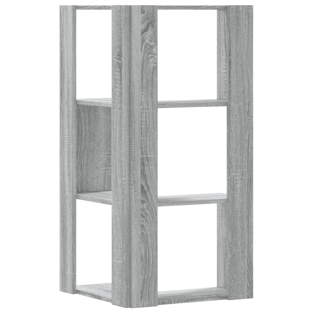 Wooden Bookcase Corner - Vantage Home